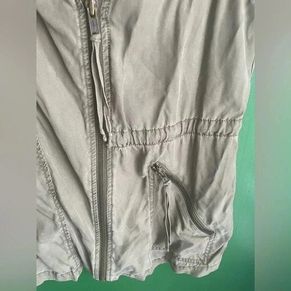 CLEARANCE American Eagle‎ Army Green longline Utility Vest Small - Picture 2 of 4